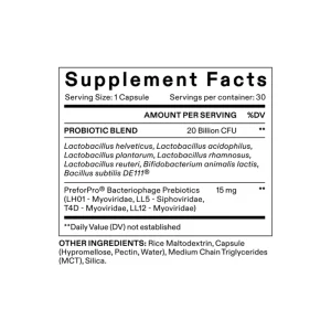 Hairbiotic Supplement Facts